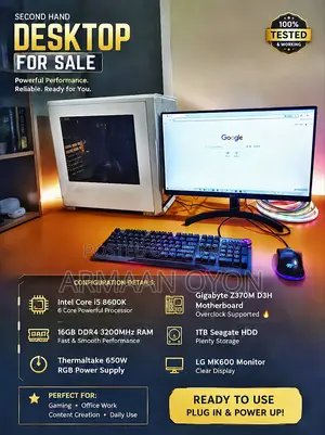 Desktop Computer Asus 16GB Intel Core I5 HDD 1T