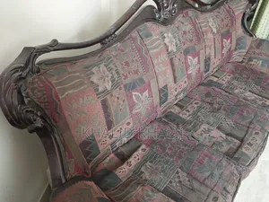 Coffee Color 5 Seater Antique Sofa (3+2+1) Set