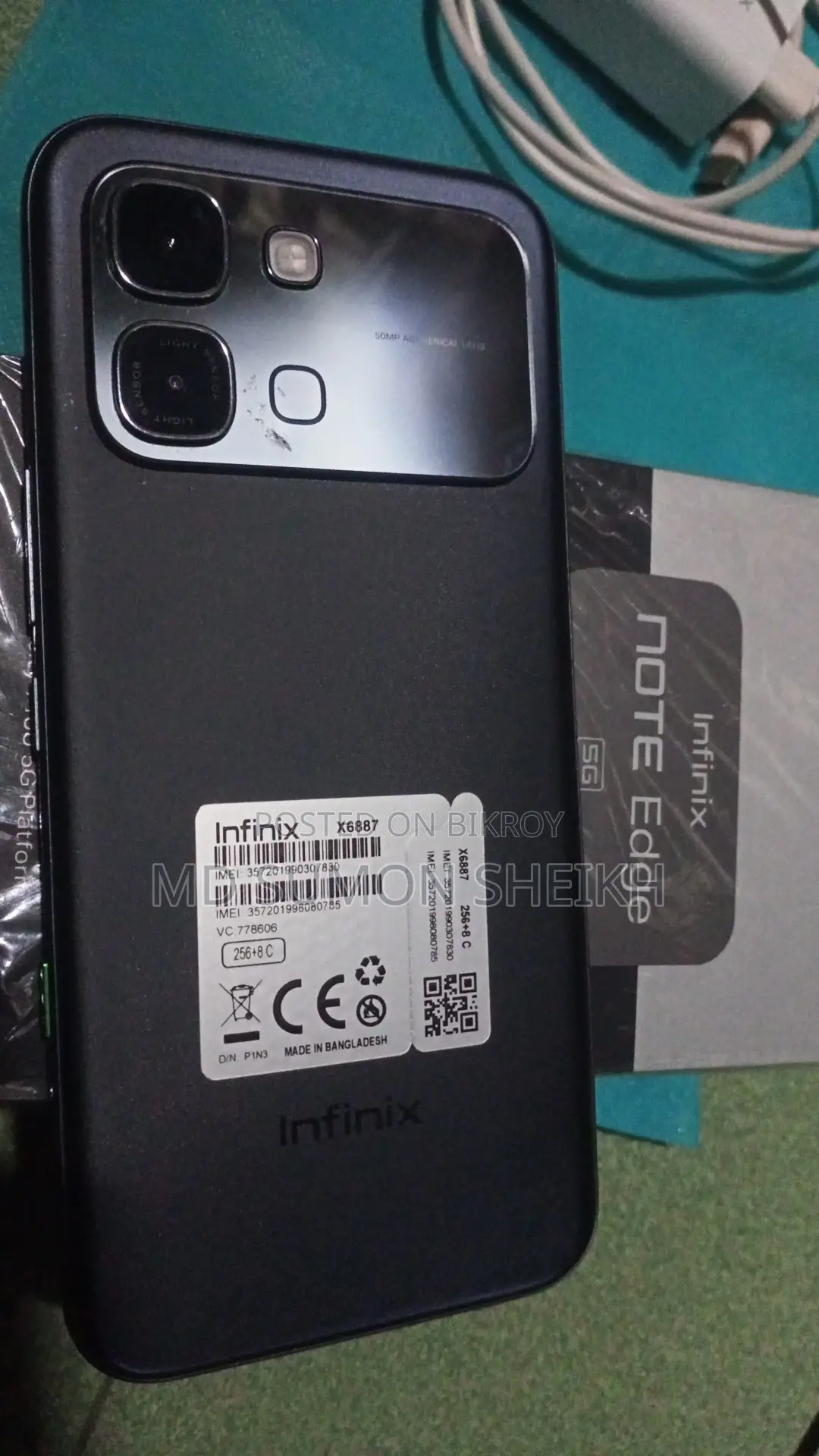 Infinix Note Edge 256 GB Black