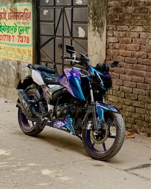 TVS Apache 160 4V 2019 Blue