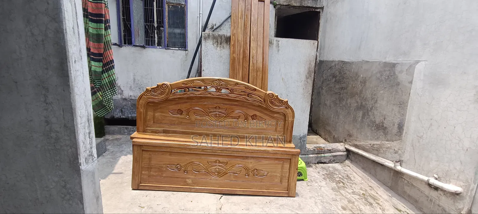 100% Teak Wood Box Bed for Sale