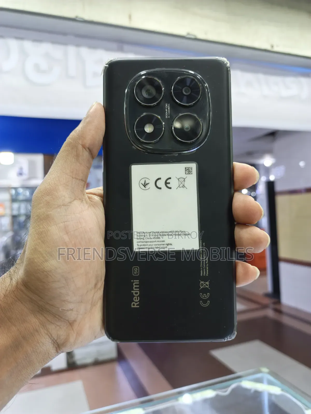 শাওমি রেডমি নোট ১৪ প্রো ৫জি ২৫৬ জিবি ব্ল্যাক