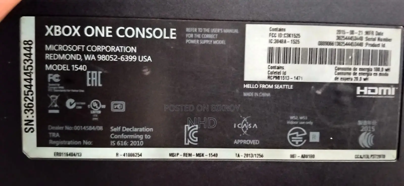 Xbox One 512gb Gaming Console