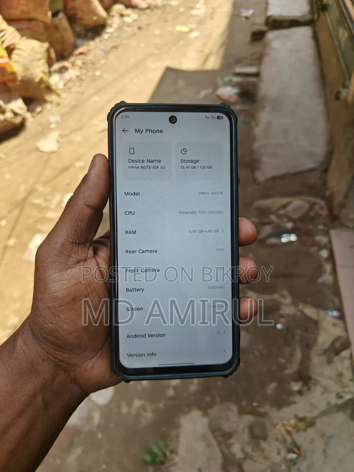 Infinix 8 GB Blue