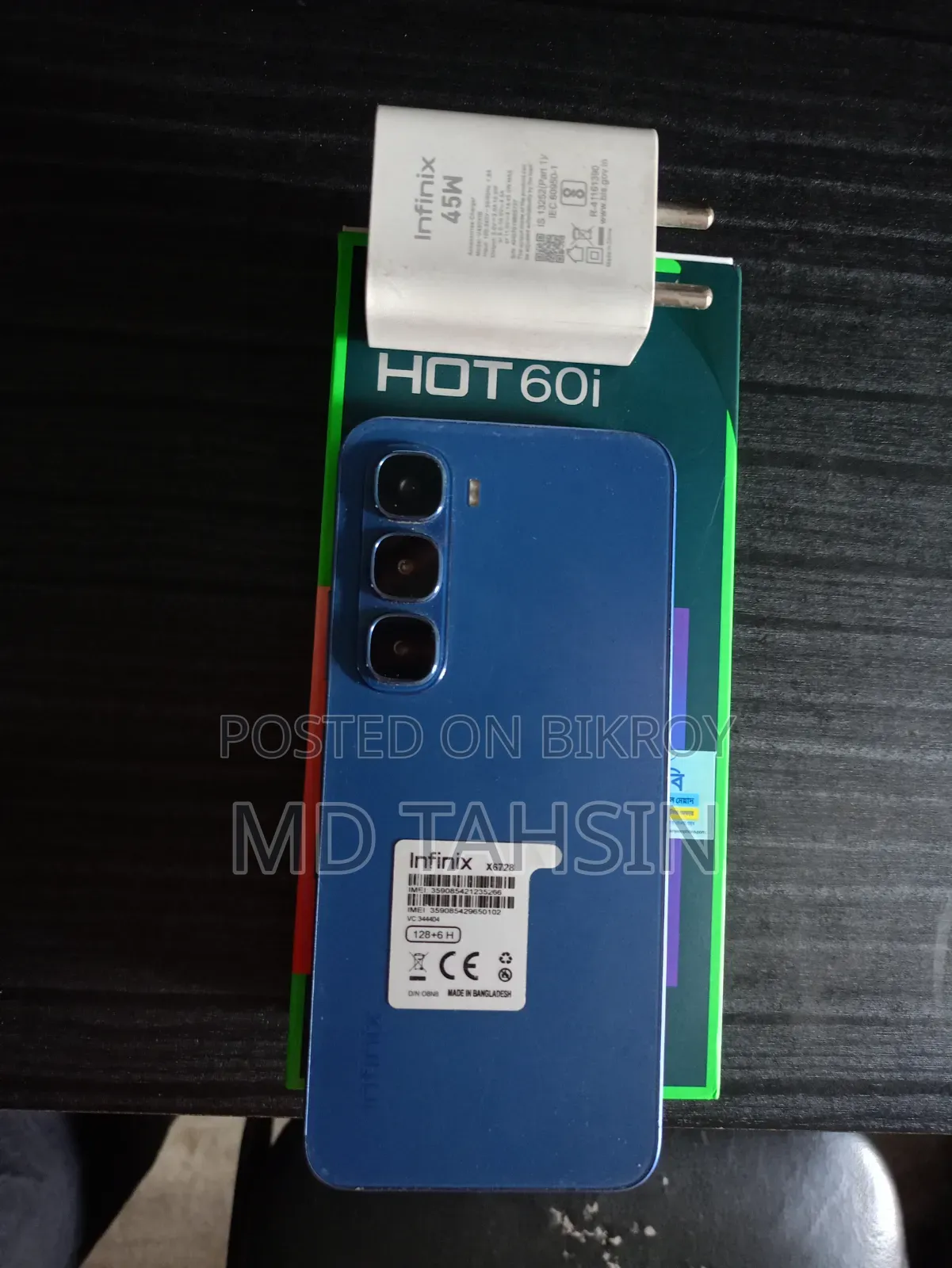 Infinix Hot 60i 128 GB Blue