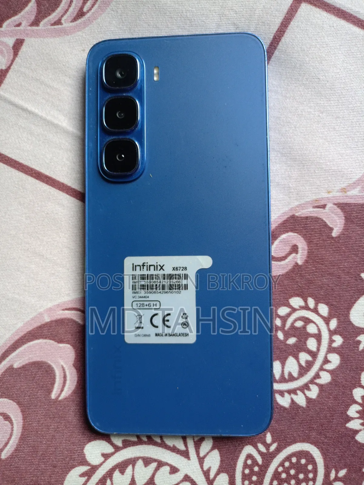 Infinix Hot 60i 128 GB Blue
