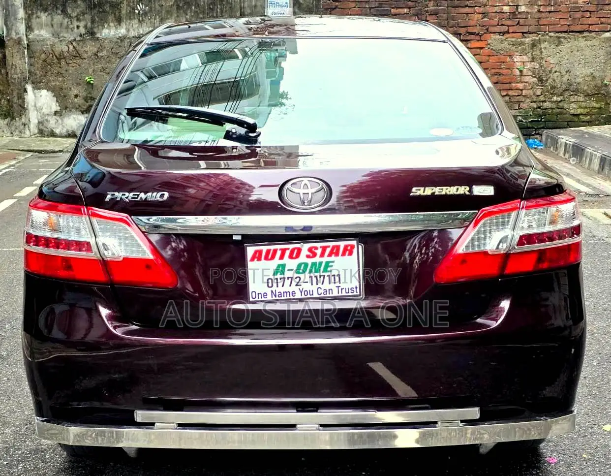 Toyota Premio 2010 Maroon