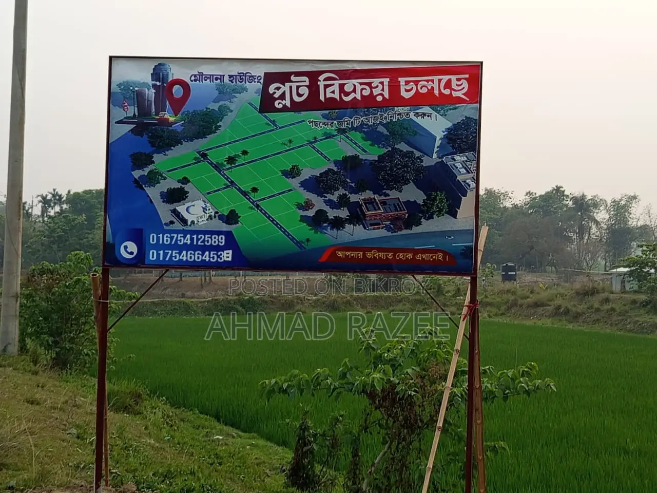 Plots for sale near Sunamganj Medical College, Madanpur.