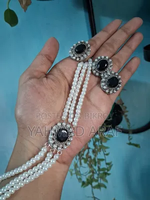White and Silver Color Jewellery Combo