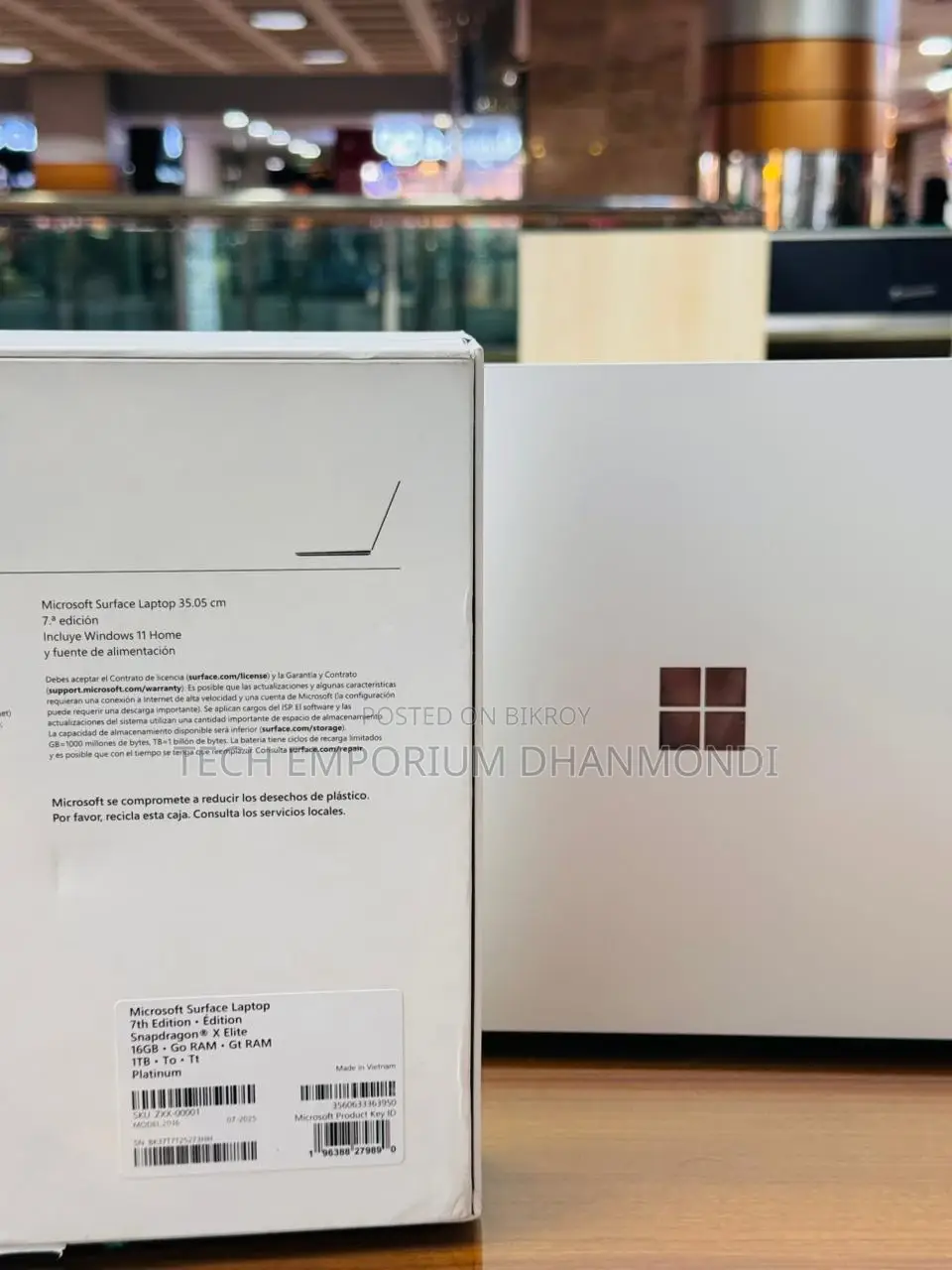 নতুন Microsoft Surface Laptop 7 16GB Qualcomm Snapdragon X Elite SSD 1T