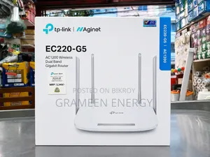 Tp Link Aginet Ec220- G5 Ac1200 ওয়্যারলেস ডুয়াল ব্যান্ড গিগাবিট রাউটার