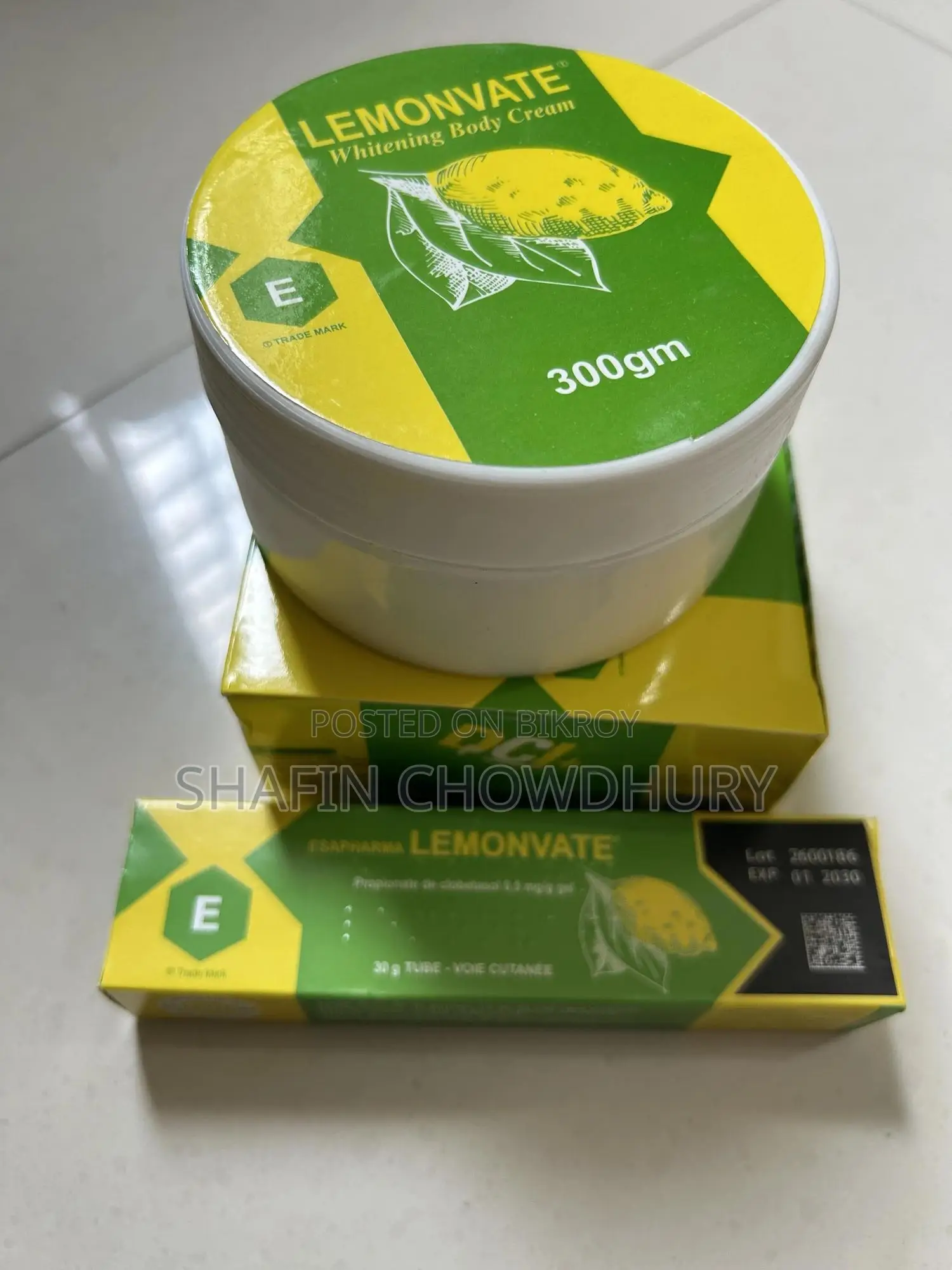 Lemonvate 2 In 1 Combo (Body Cream + Cream)