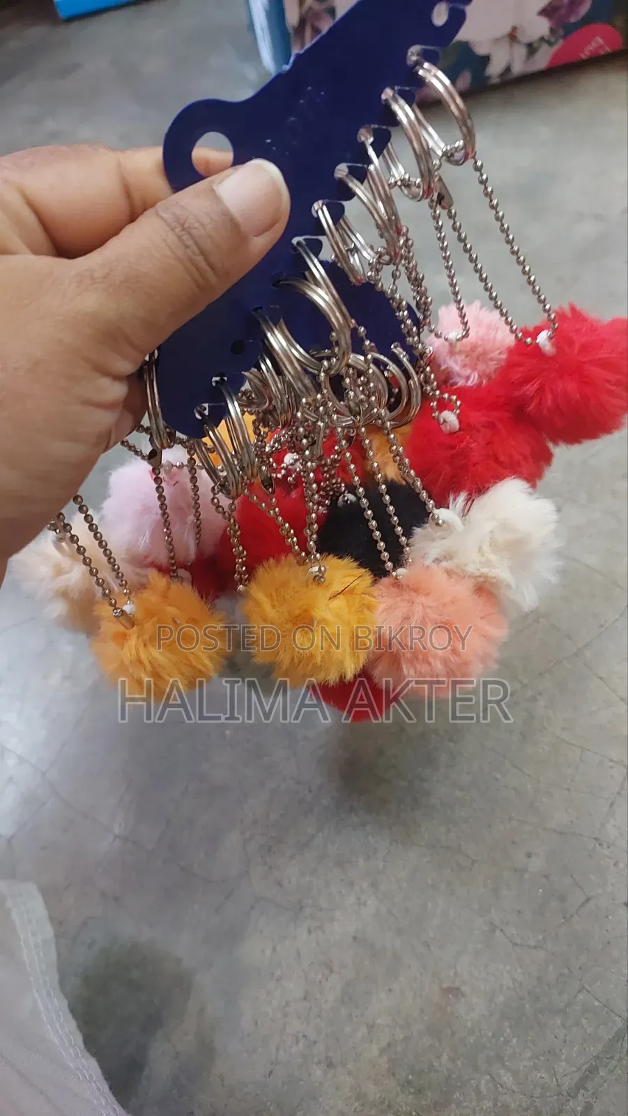 Key Ring(চাবি রিং) + Hair Scrunchies(চুলের ব্যান্ড)