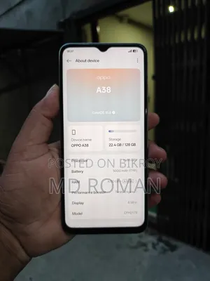 Oppo A38 128 GB Silver