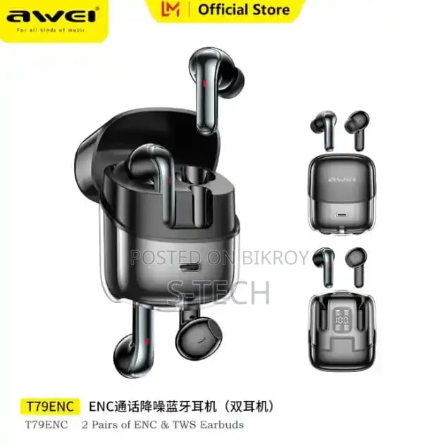 Awei T79 (Dual Pair Mode) Earbuds