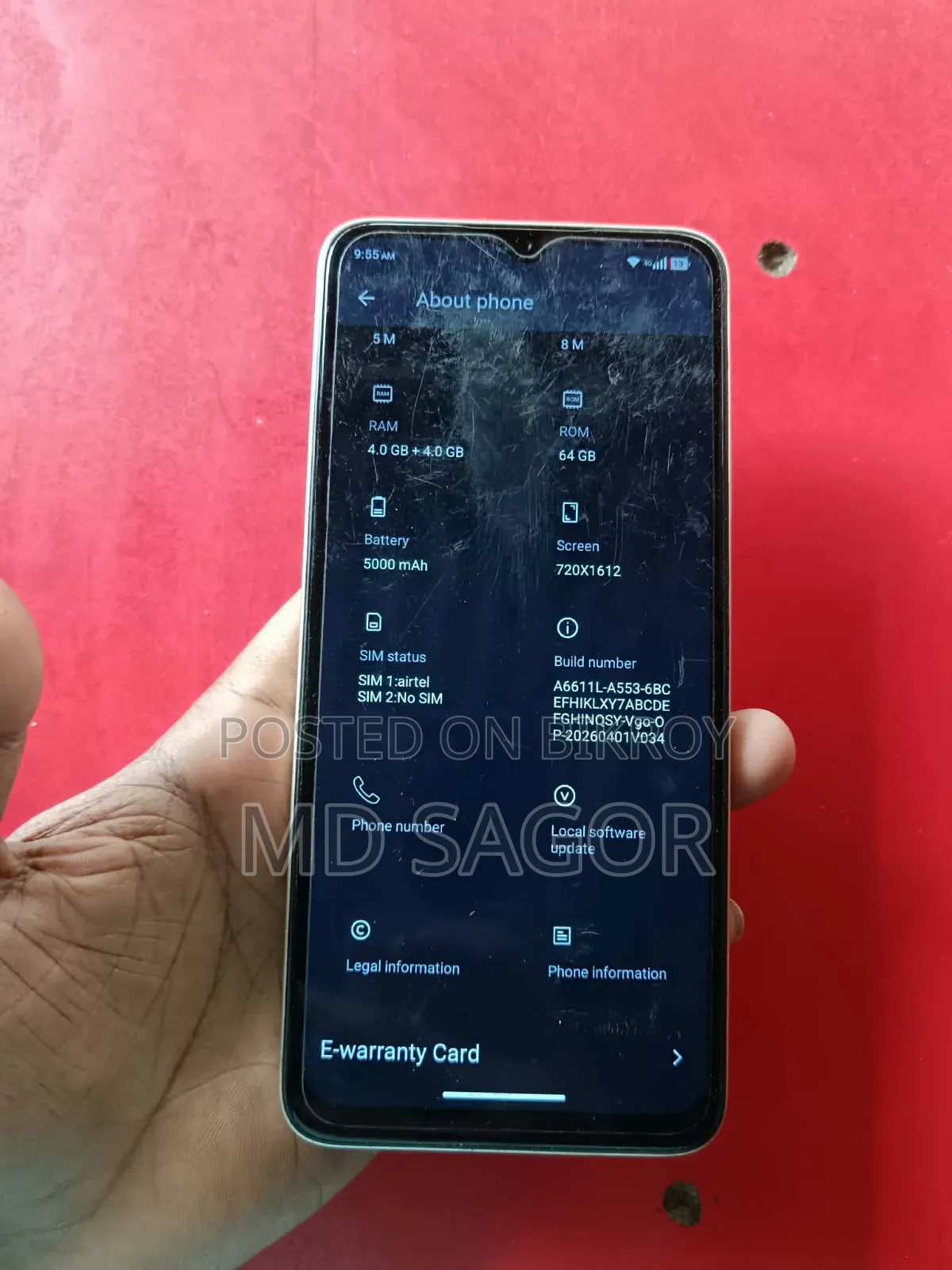 Itel A100C 64 GB Gold