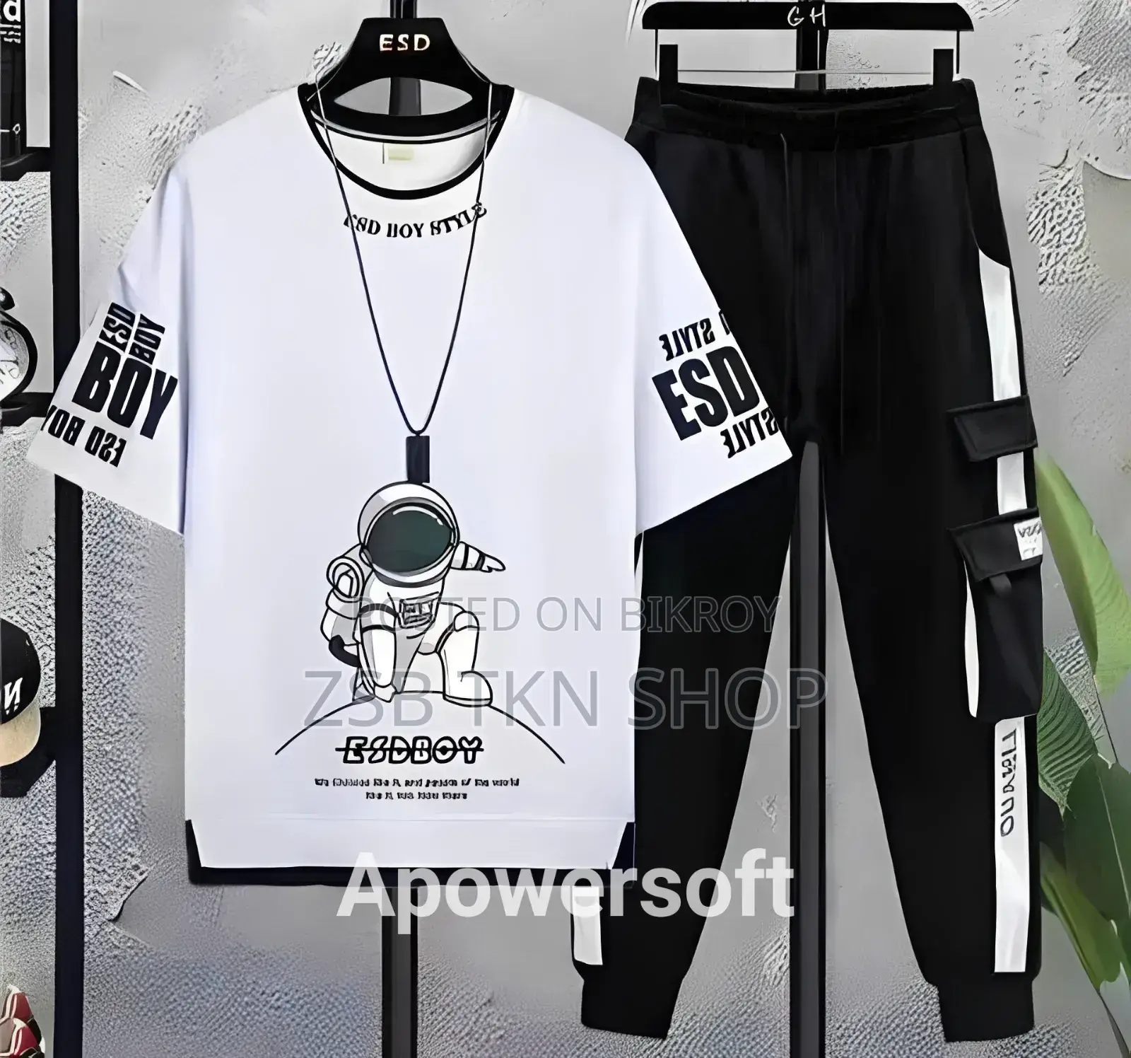 Half Sleeve T-Shirt & Trouser Set