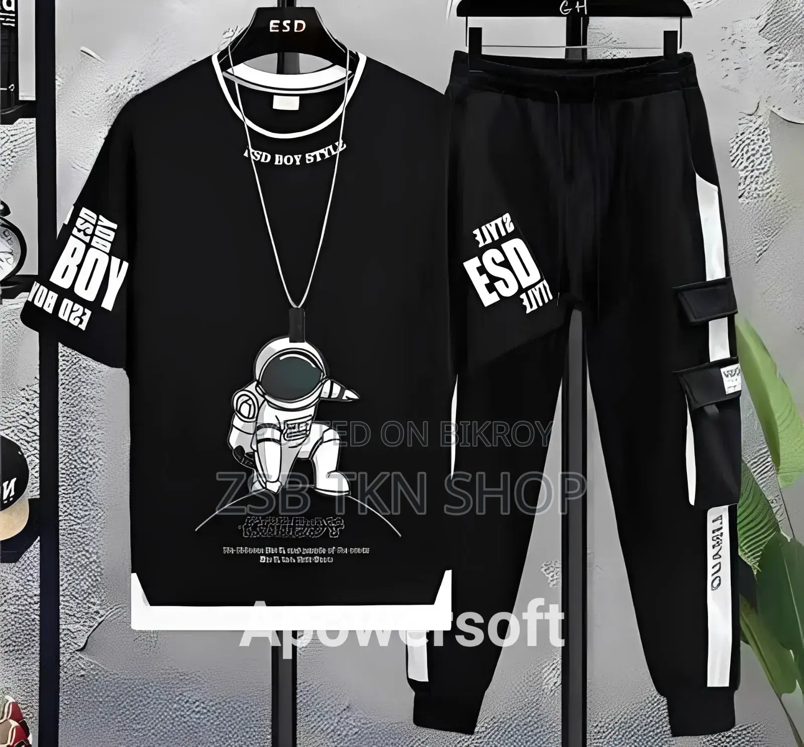 Half Sleeve T-Shirt & Trouser Set