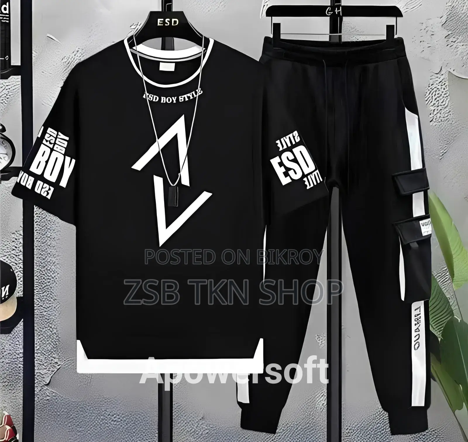 Half Sleeve T-Shirt & Trouser Set