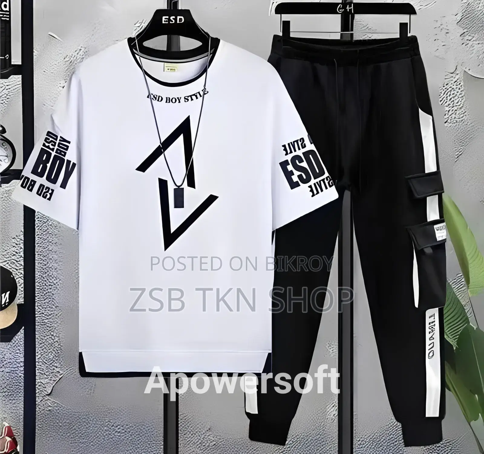 Half Sleeve T-Shirt & Trouser Set