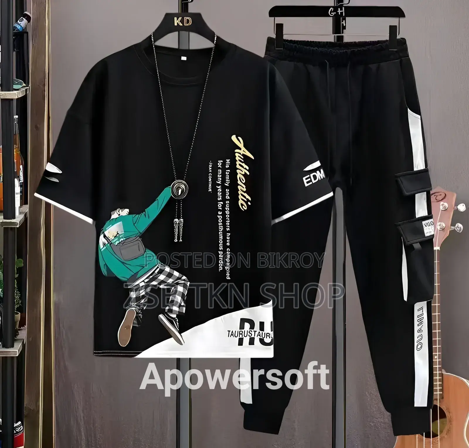 Half Sleeve T-Shirt & Trouser Set