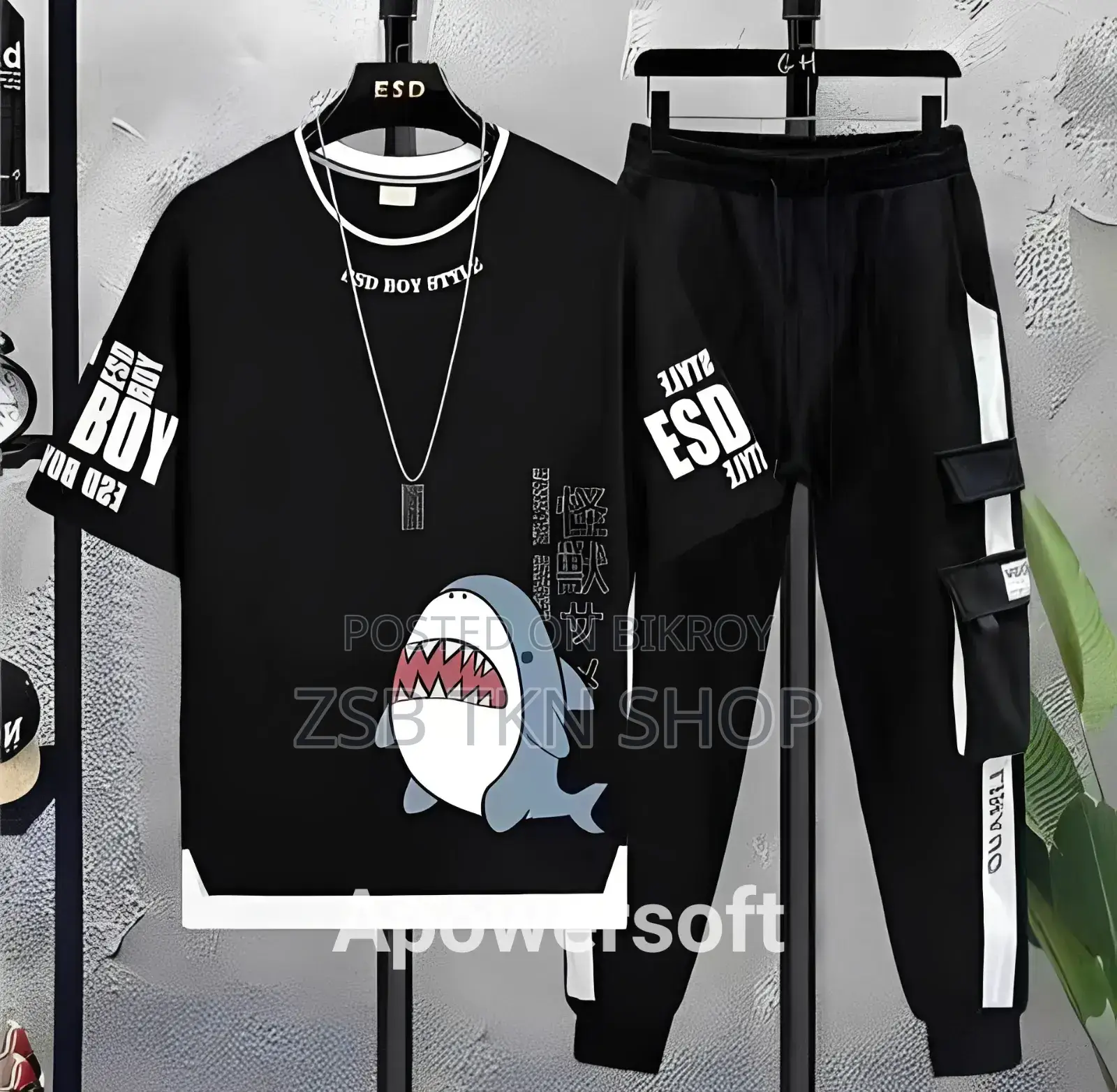 Half Sleeve T-Shirt & Trouser Set