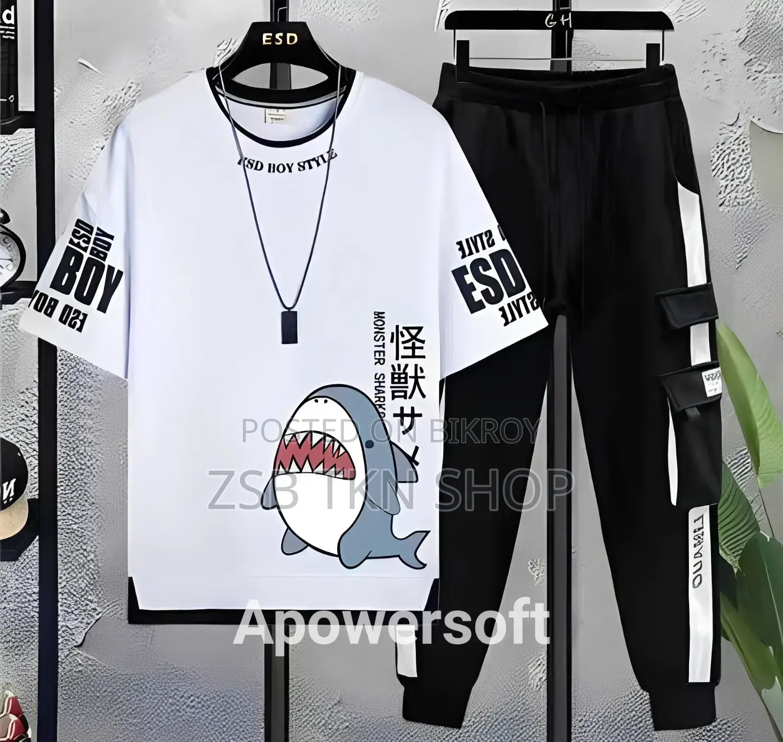 Half Sleeve T-Shirt & Trouser Set