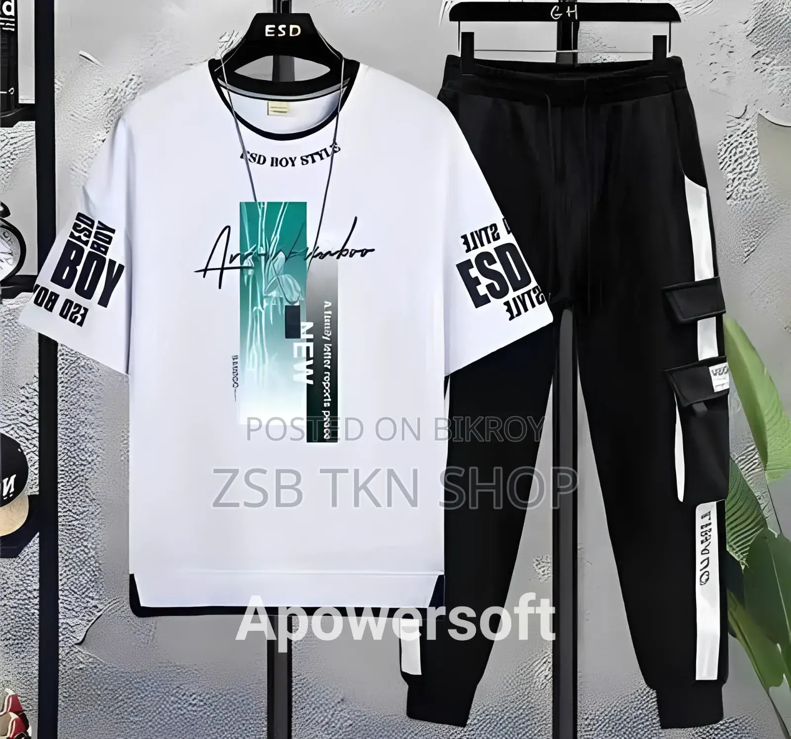 Half Sleeve T-Shirt & Trouser Set