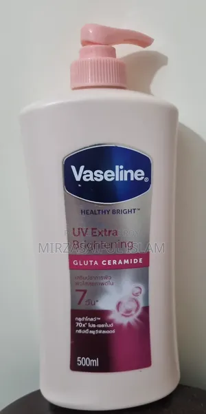 Vaseline Gluta Ceramide, Original Body Lotion 500ml, Made In Thailand