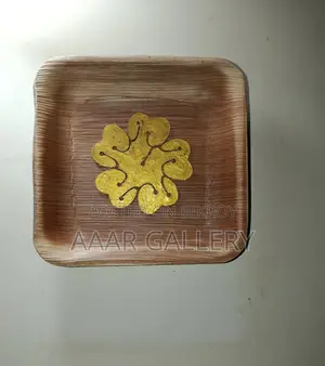 3D Wallmate Wall Hanging Home Decor (Golden Flower) Aaar Gallery