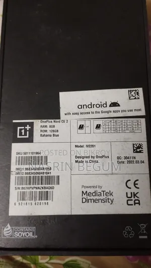 OnePlus Nord CE 5G 128 GB Blue