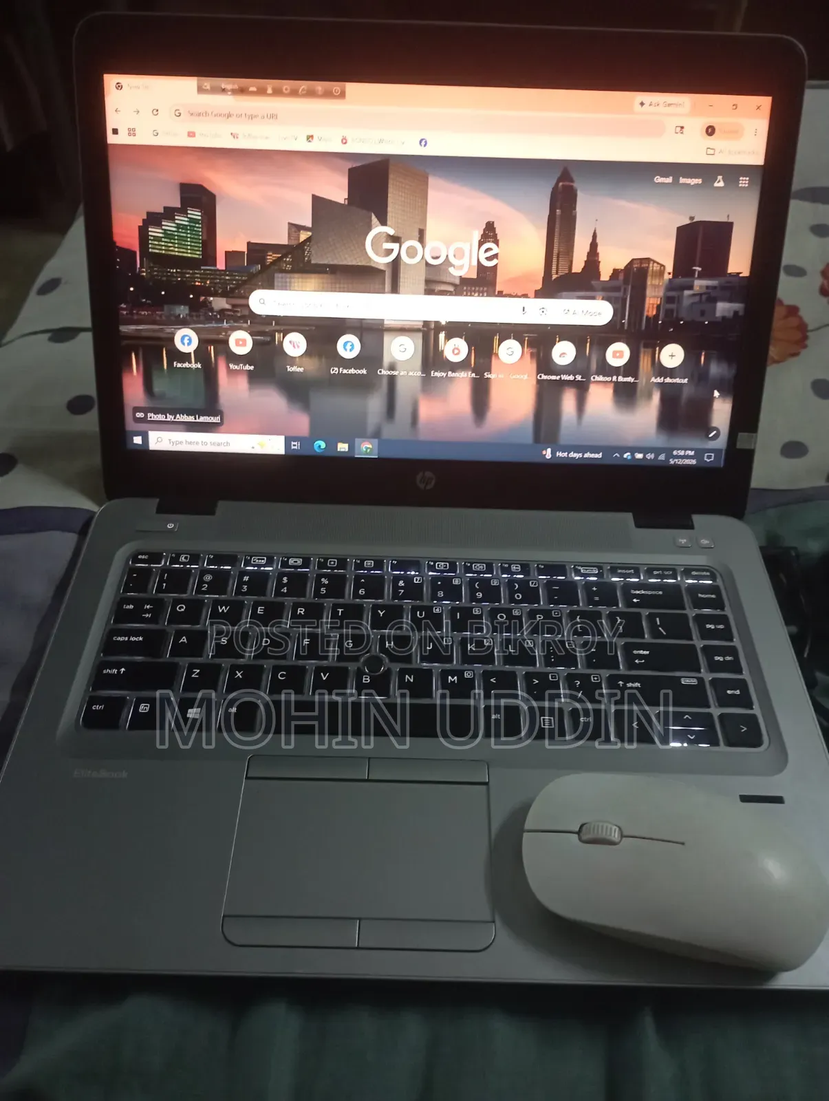 Laptop HP EliteBook 840 G3 8GB Intel Core I5 SSD 256GB