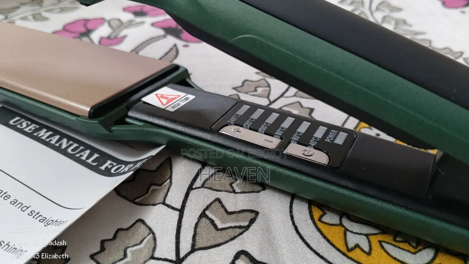 V&G V27 Professional Hair Iron