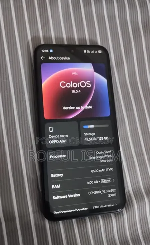 New Oppo A6x 128 GB Purple