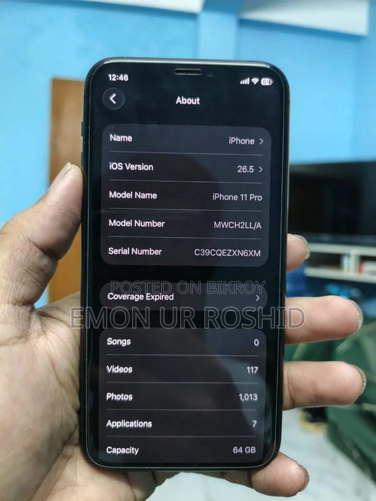 Apple iPhone 11 Pro 64 GB Black
