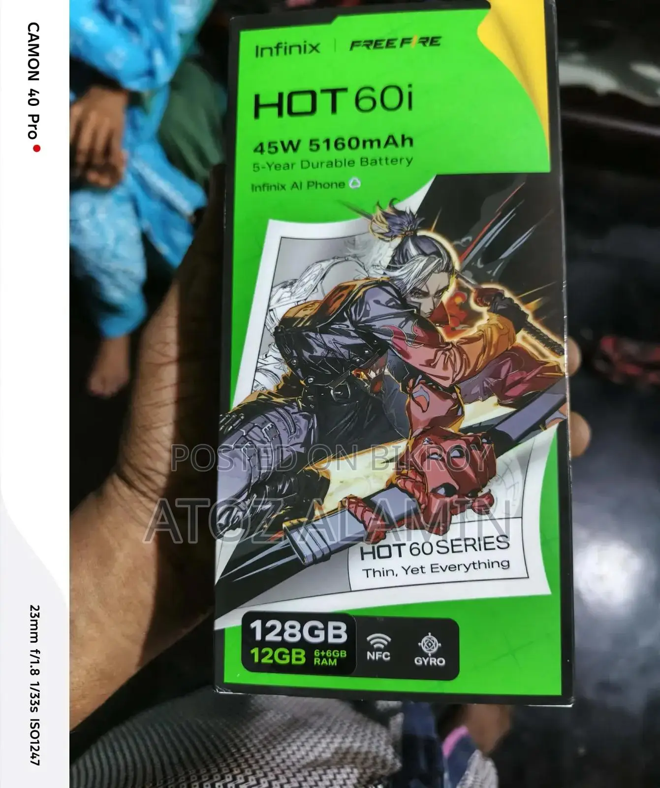 নতুন Infinix Hot 60i 128 GB Green
