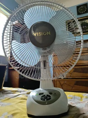 Vision Rechargeable Fan 12" (White)
