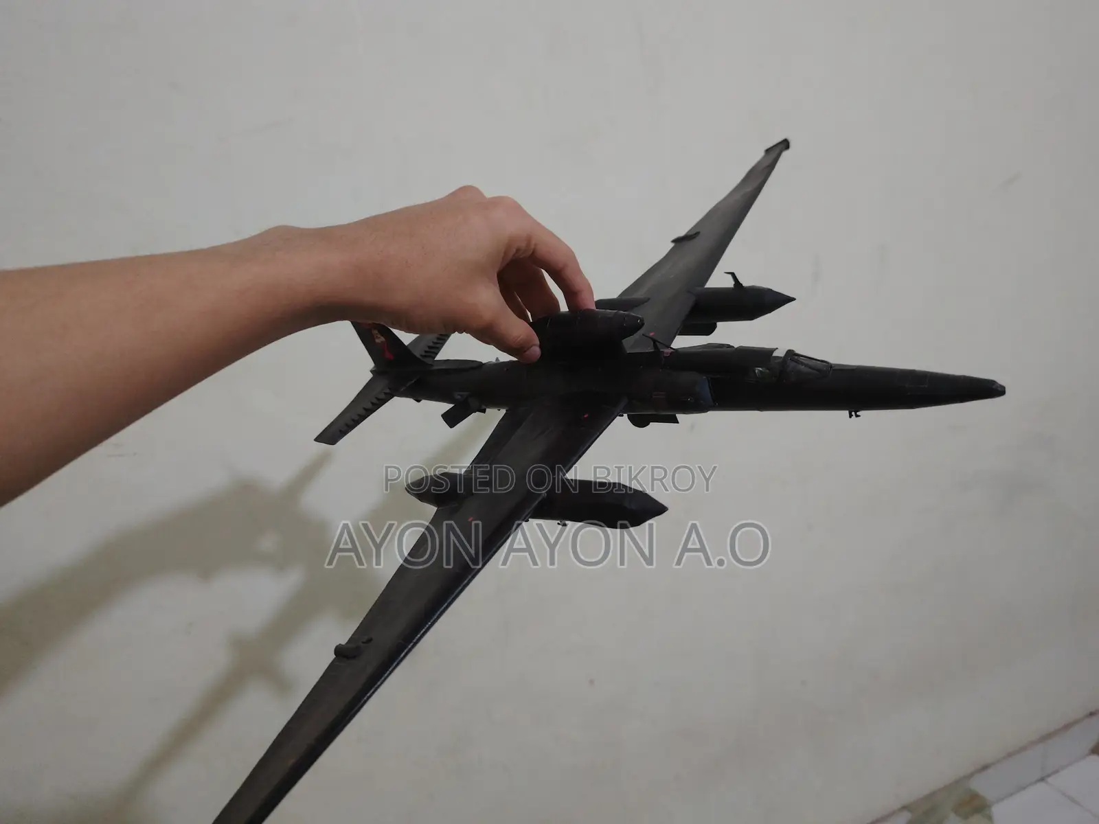 Large U-2R Dragon Lady Scale Model Plane