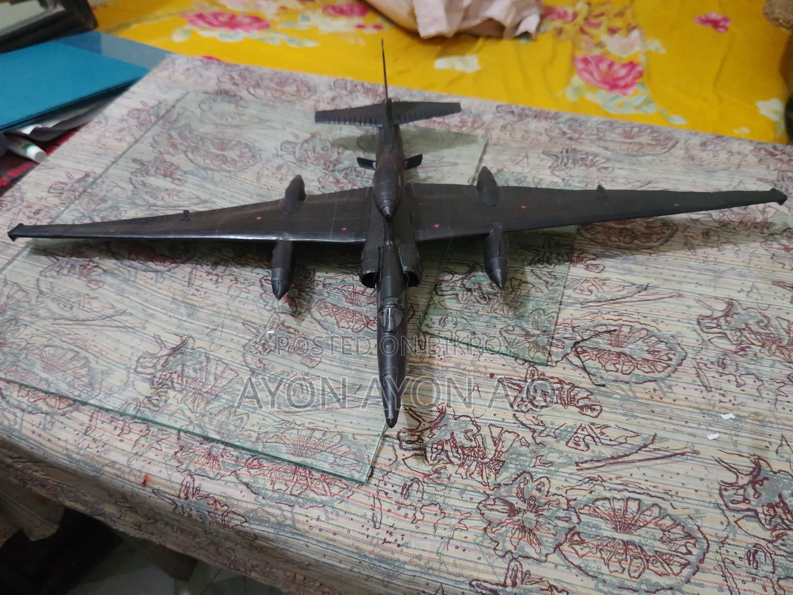 Large U-2R Dragon Lady Scale Model Plane
