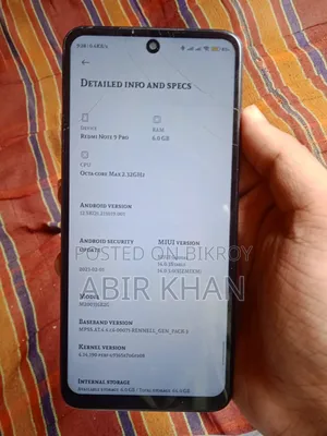 Xiaomi Redmi Note 9 Pro 64 GB Blue