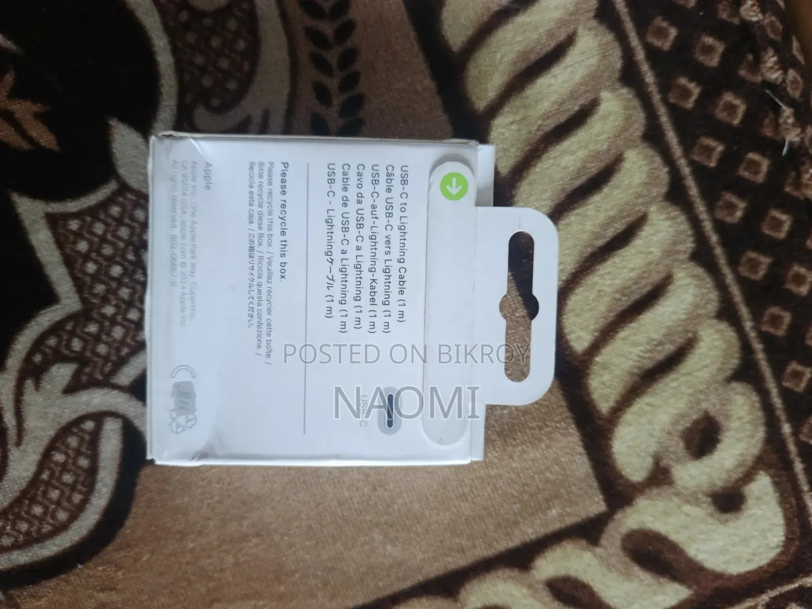 Apple Original Charger Cable Free