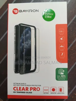 Baykron Screen Protector for iPhone 12 Mini