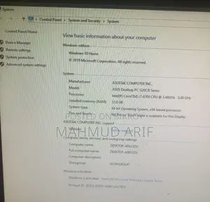 ডেস্কটপ কম্পিউটার Asus 32GB Nvidia SSD 1T