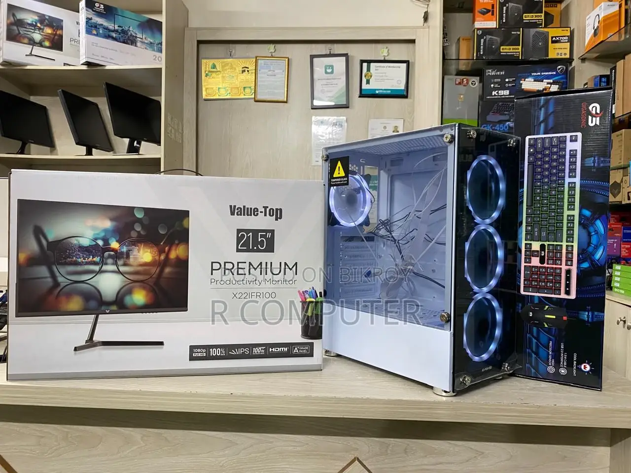 New Desktop Computer 8GB Intel Core I5 SSD 256GB