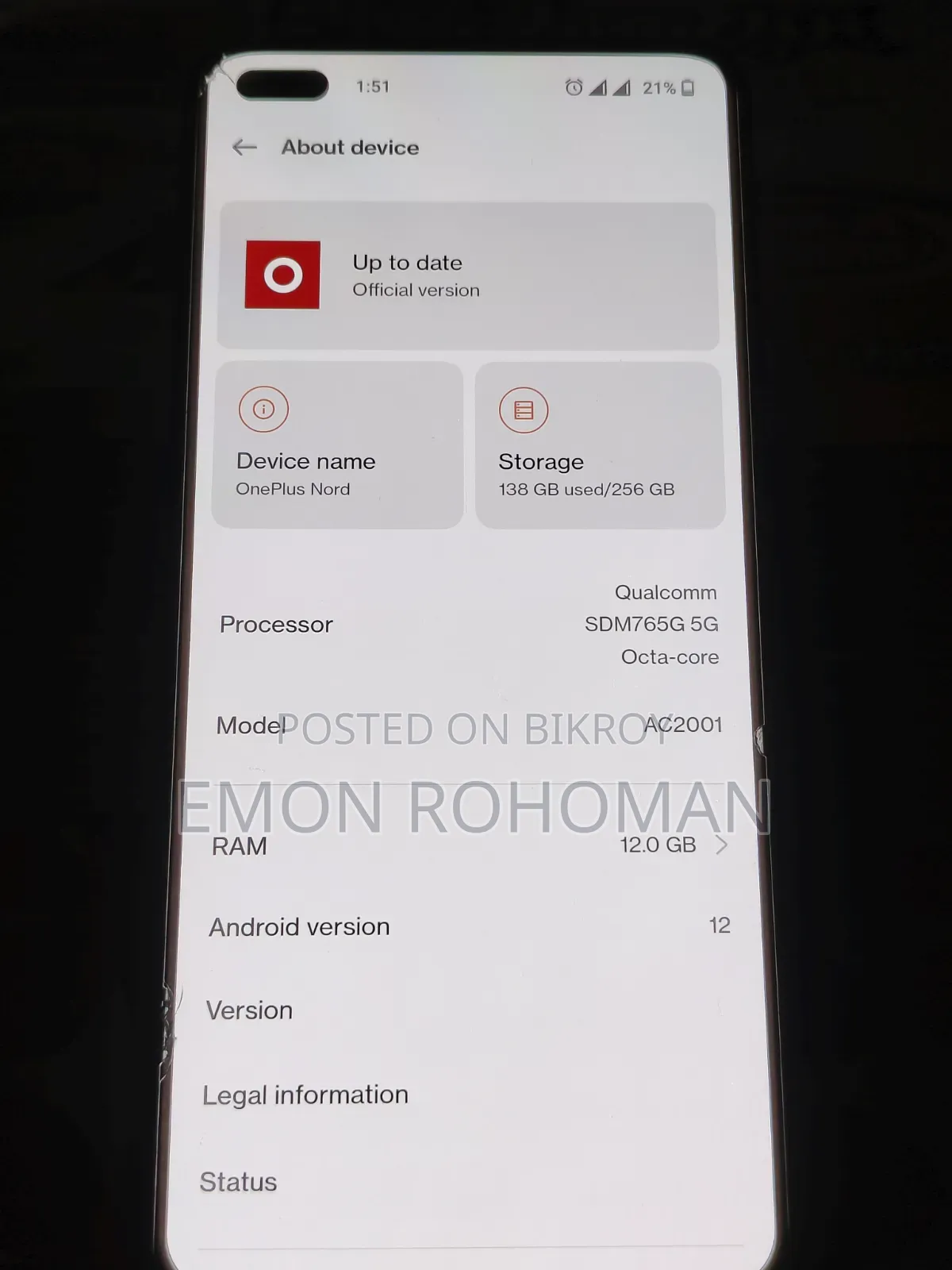 OnePlus Nord 256 GB
