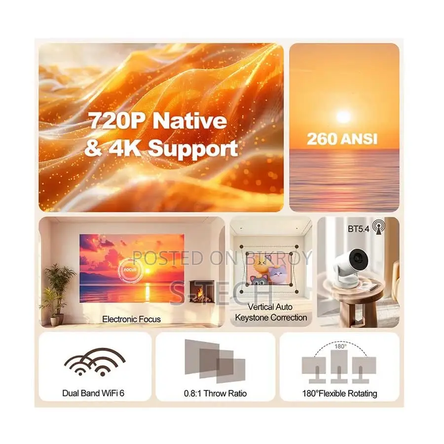 Magcubic Hy300gt 260 Ansi Android Projector