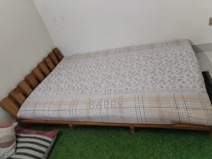 100% Solid Mango Wood Low Platform Bed