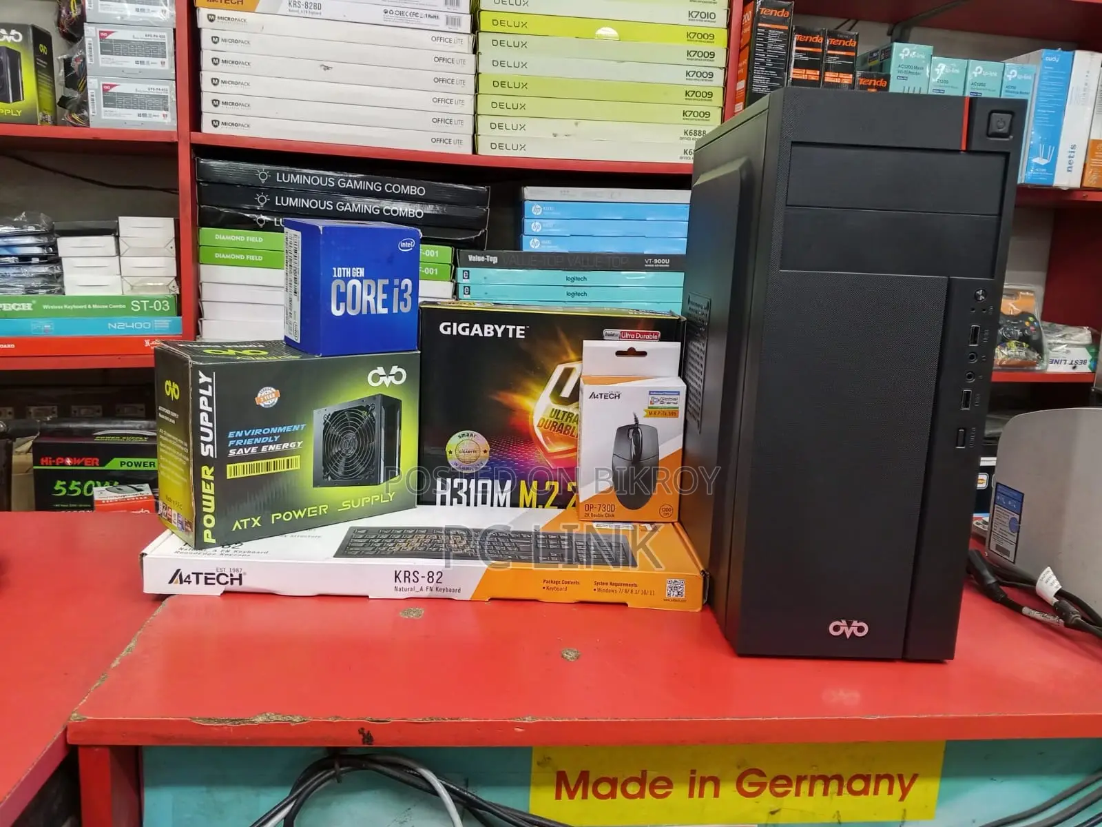 New Desktop Computer 8GB Intel Core I3 SSD 128GB