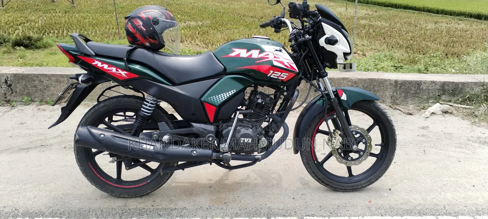 TVS Max 125 2025 Green