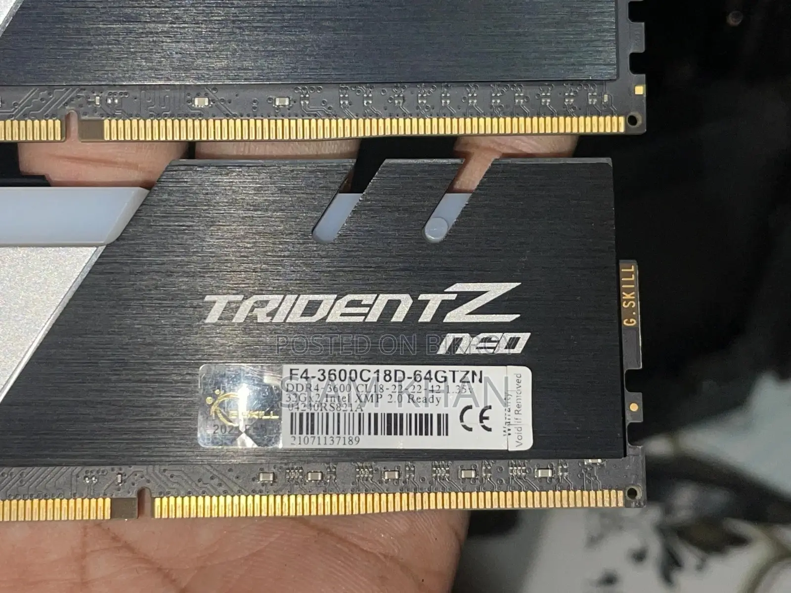 G.Skill Trident Z Neo RGB 32gb Ddr4 3600mhz ডেস্কটপ র‍্যাম